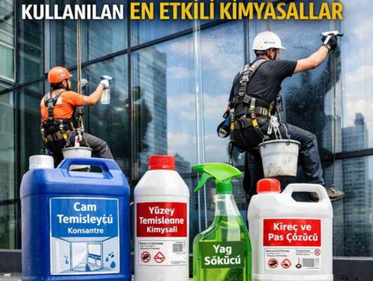 Dış cephe cam temizliği kimyasalları
