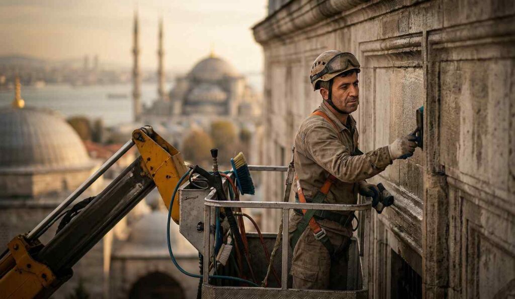 Profesyonel tarihi yapı temizliği