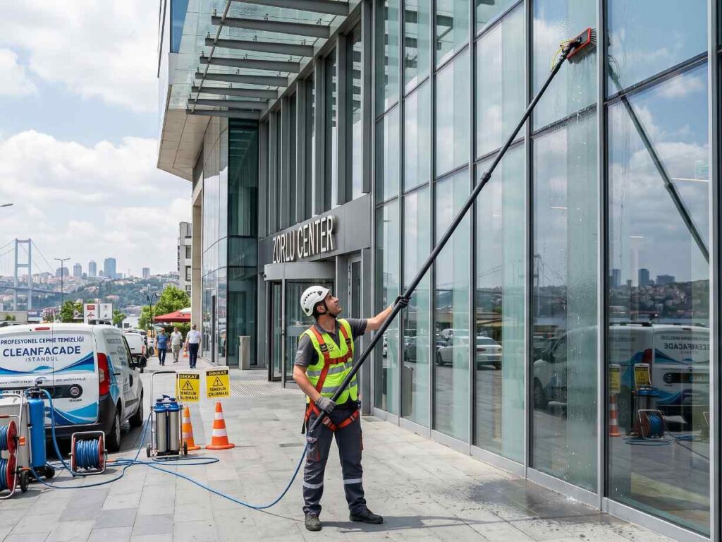Teleskopik saf su sistemleri ile yazlık ve villalarda profesyonel dış cephe temizliği hizmetleri: Güntem Temizlik