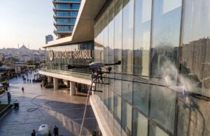 Drone ile dış cephe kompozit temizliği