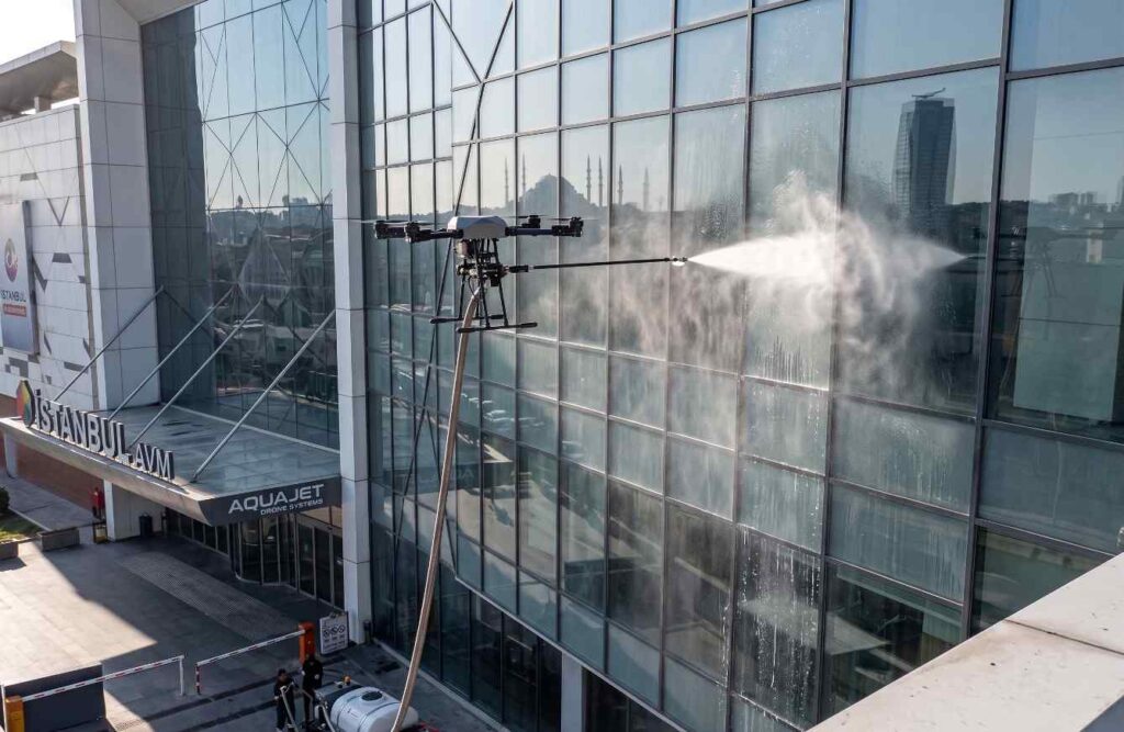 Drone ile Fener dış cephe yıkama hizmetleri