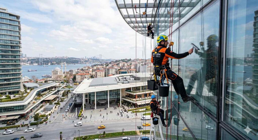 Profesyonel Samandıra dış cephe cam temizliği hizmetleri