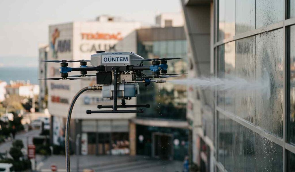 Drone ile dış cephe yıkama hizmetleri Tekirdağ