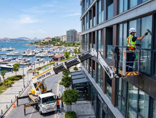Kalamış dış cephe ve cam temizlik hizmetleri